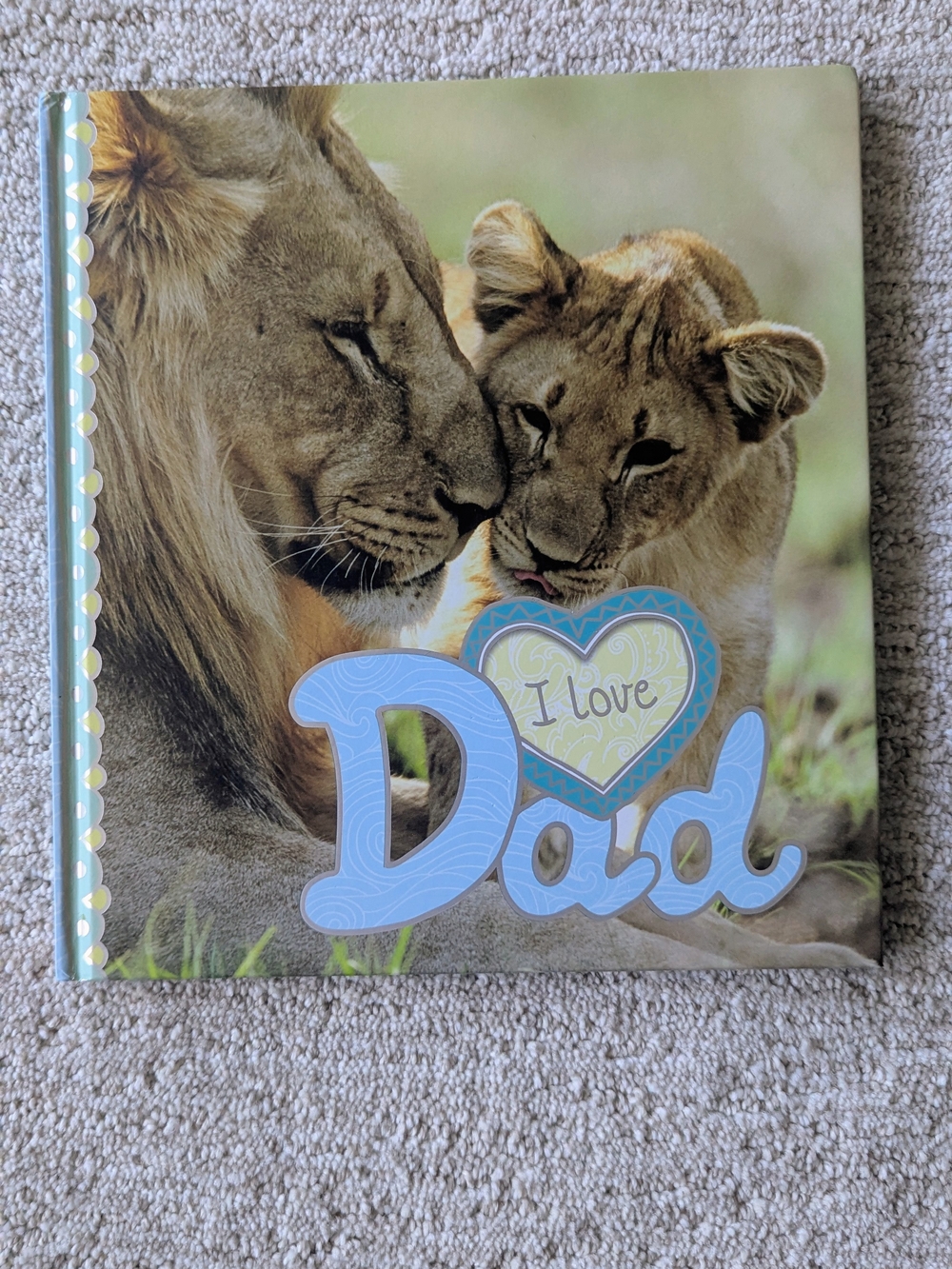"I Love Dad" Photo Picture Book